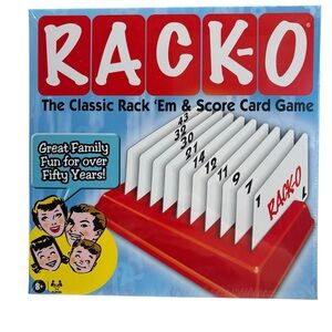 Hasbro Rack-O Card Game New Sealed